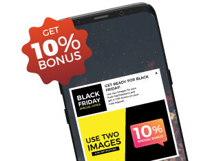 ? Reminder: Use Two Images for Your Push Ads, Get a 10% ? BONUS