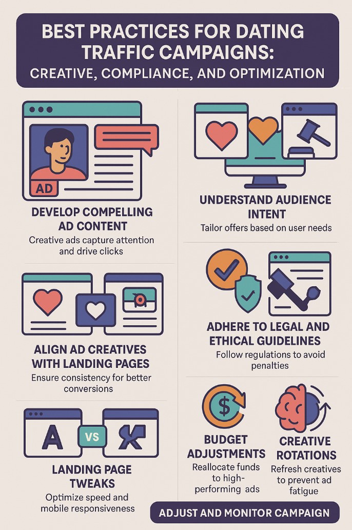 Best practices for dating traffic campaigns
