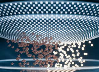 Your Guide to Spotting and Stopping Bad Ad Traffic Sieve filtering light particles representing ad traffic.