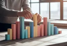 How to Choose the Right Ad Format for Your Campaign Person choosing blocks for a structure.