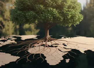 Growing Your Audience Across Borders in 2026 Tree roots spreading across world map.