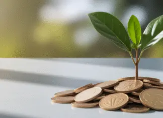Getting More from Your Ad Spend in 2026 Plant growing from a pile of coins.